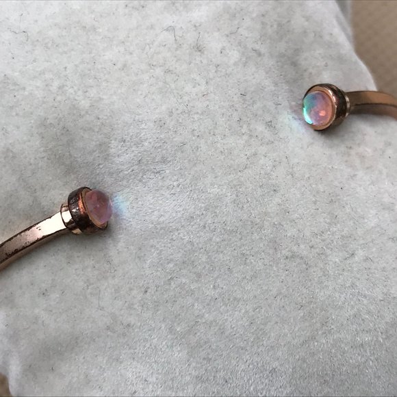 Kendra Scott Bracelet cuff antique gold Tone Thin - Picture 3 of 13